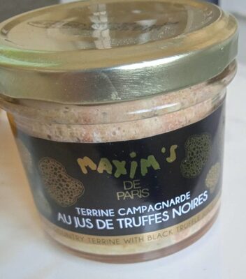 Terrine campagnard au jus de truffes noires