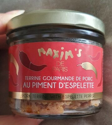 Terrine gourmande de porc au piment d'espelette
