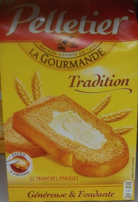 Les gourmands Pelletier Biscottes Tradition