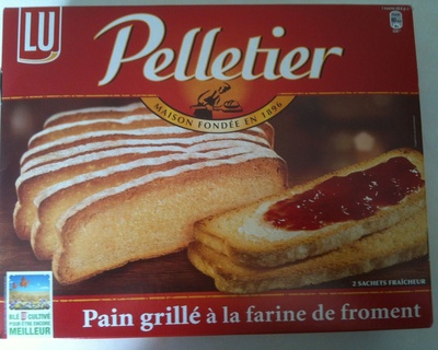 Pain grillé à la farine de froment Pelletier