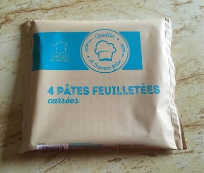 4 pâtes feuilletées