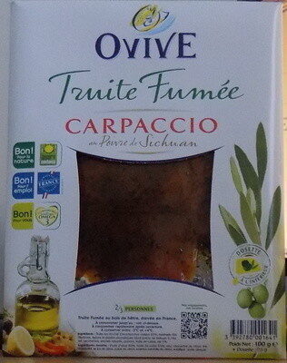 Truite fumée Capaccio au Poivre de Sichuan