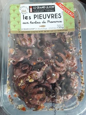 Pieuvre aux herbes de Provence front packaging