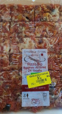 Pizza bio légumes du soleil front packaging