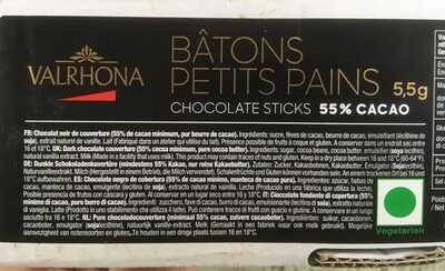 Batons de chocolat