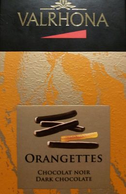 Orangettes chocolat noir