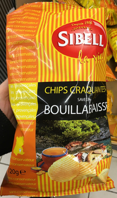 Chips craquantes saveur bouillabaisse