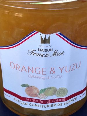 Confiture orange et yuzu front packaging