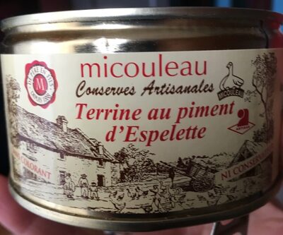 Terrine au piment d ´espelette