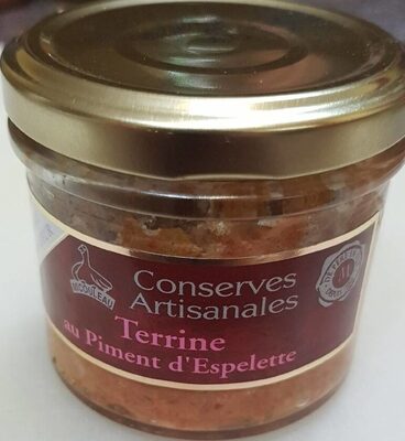 Terrine au piment d'espelette