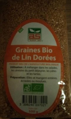 Graines Bio de Lin Dorées