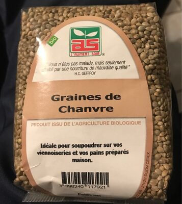 Graines de chanvre front packaging