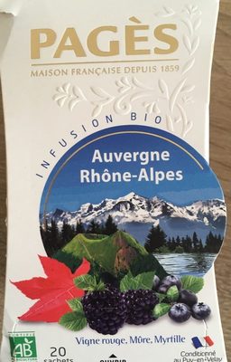 Infusion bio Auvergne Rhône-Alpes