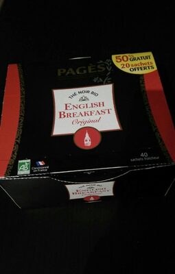 Thé noir bio english breakfast original