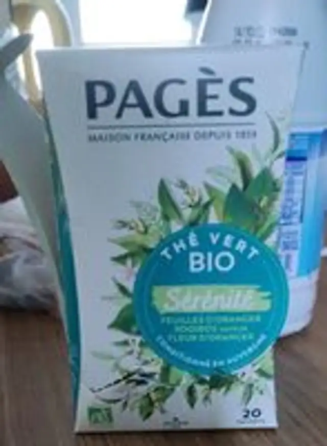 Thé vert bio Sérénité