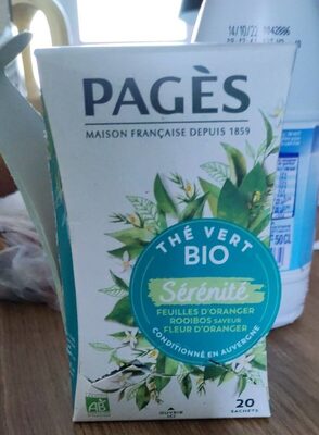 Thé vert bio Sérénité