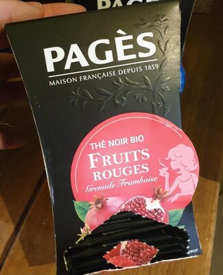 Thé fruit rouge pagés bio