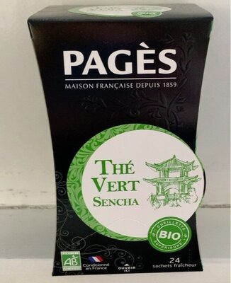 Thé vert Sencha front packaging