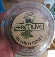 Olives Vertes Dénoyautées à l'Ail et aux Fines Herbes