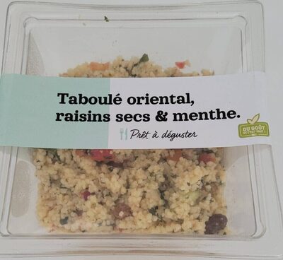 Taboulé oriental aux raisins secs et menthe