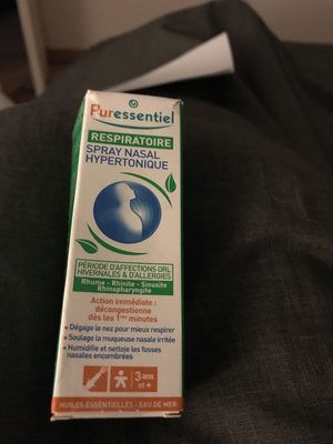 Respiratoire spray nasal hypertonique front packaging