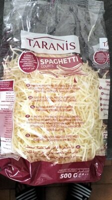 Taranis spaghettis courts front packaging