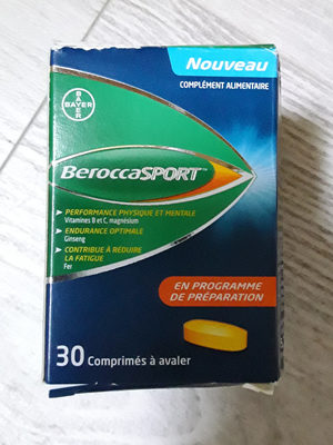 Berocca Sport Performance Physique Et Mentale 30 Comprimés
