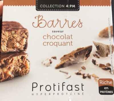 Protifast 4 PM Barres Hyperproteinees Saveur Chocolat Croquant 5 Barres (bar)