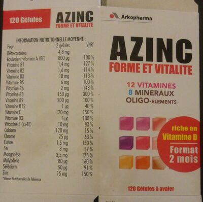 AZINC - Forme et vitalité