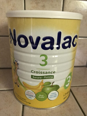 Novalac 3 - Croissance - Banane Pomme - 1-3 Ans front packaging