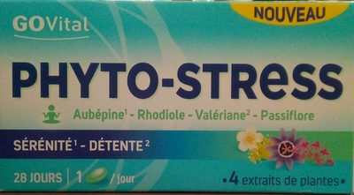 Govital Phyto-stress front packaging