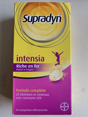 Bayer Supradyn Intensia 30 Comprimés Effevescents front packaging