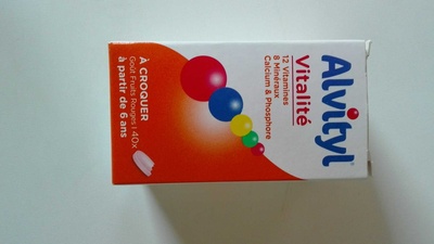 Vitalié 12 Vitamines 8 Minéraux Calcium & Phosphore front packaging