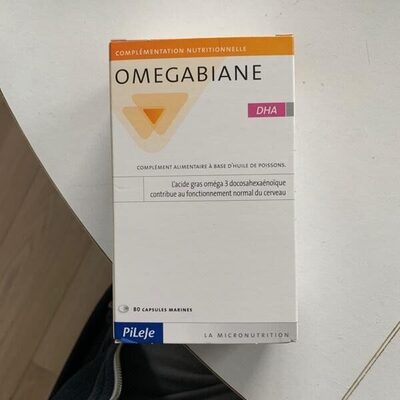 Pileje Omegabiane Dha Omega 3 80 Capsules (essential Fatty Acids)
