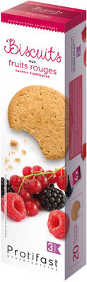 Protifast Biscuits fruits rouges (20 biscuits) front packaging