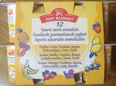 12 Yaourts sucrés aromatisés