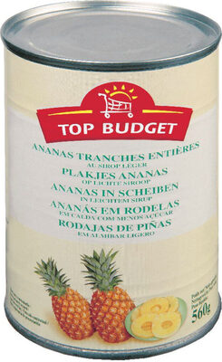 ANANAS EN TRANCHES AU SIROP LÉGER