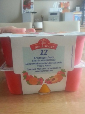 Fromage frais sucrés aromatisés