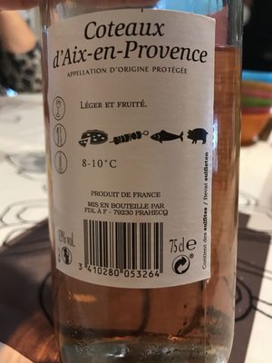 Cte Provence 1ER PRX Rose