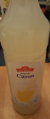 , Sirop de citron, la bouteille de 1 l