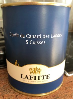 Confit de Canard des Landes 5 Cuisses front packaging