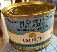 Rillons de confit de canard à la landaise