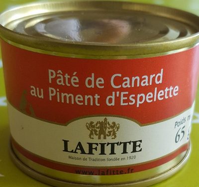 Pâté de canard au piment d'espelette