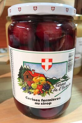 Cerises fermières au sirop