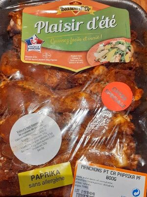 Manchons de canard paprika paf 800g front packaging