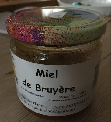 Miel de bruyere front packaging