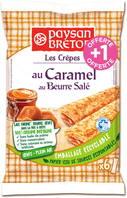 Paysan Breton - Les Crêpes au caramel au beurre salé X6+1