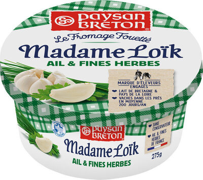 Fromage tartinable ail et fines herbes
