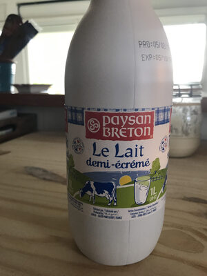 The Milk semi-skimmed front packaging