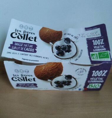 Brassé Nature sur lit de Cassis